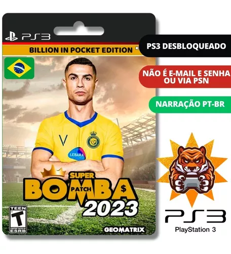 Fifa 22 Ps3 + Bomba Patch 2023 + Pes 2023 - Receba Hoje - Escorrega o Preço