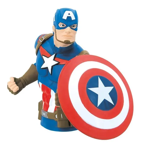 Busto Captain America Guerra Marvel Coin Bank Alcancía War