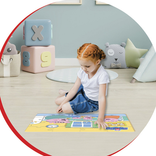 Puzzle gigante de Peppa Pig con piezas de madera - Nig