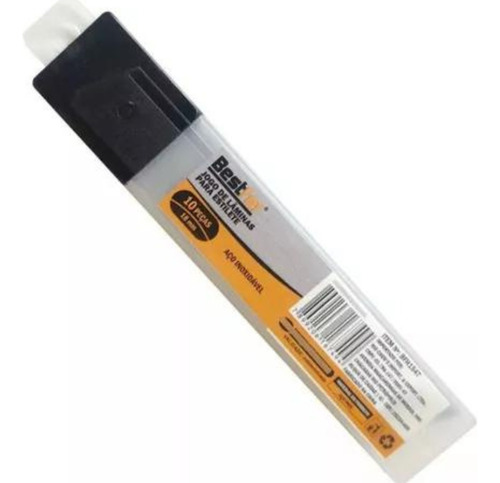 Kit Jogo Lamina Para Estilete Largo 18mm Com 10 Peças