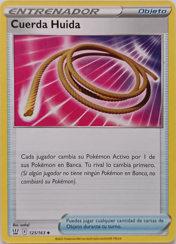 Pokémon Tcg Cuerda Huida 125/163 (español)