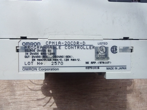 Plc Omron Sysmac Cpm1a-20cdr-d (Usado)