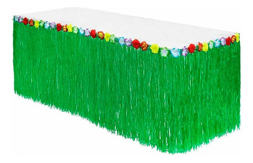 Falda Para Mesa De Decoración Luau Hawaiana