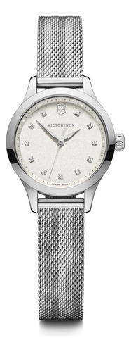 Reloj Victorinox Alliance Xs Con Esfera Blanca Y Brazalete D