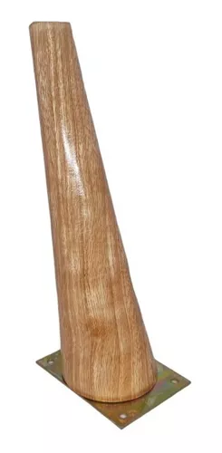 Patas De Madera 20cm Para Muebles - Cónica Diagonal X Unidad