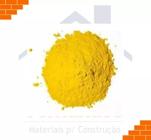 Pigmento Pó Xadrez 500g Amarelo - Construmarques