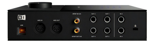 Interfaz de audio Native Instruments Komplete Audio 2 127V negra 1.ª gen