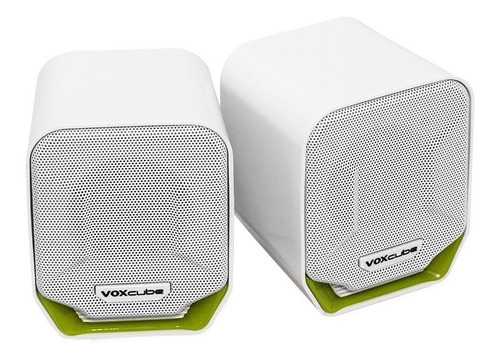 Alto-falante Infokit Voxcube VC-D360 portátil branco e verde 