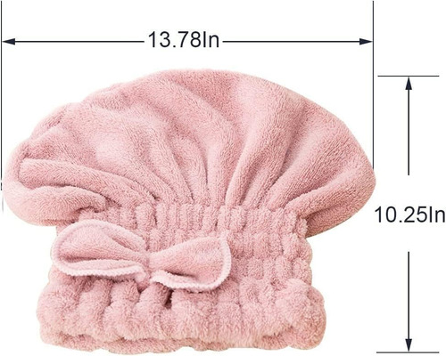 3 Toallas De Microfibra Para El Cabello, Extrame Suaves Y Ul