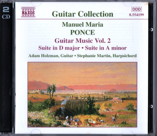 Cd Manuel Maria Ponce Guitar Music Vol. 2 Suite In D Major