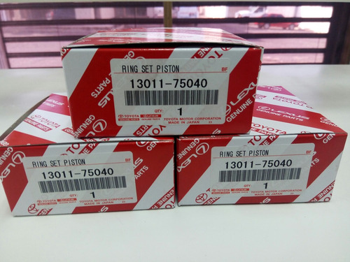 Imagen 3 de 5 de Anillos Std Toyota Hilux/hiace 2.7 L 2tr