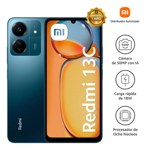 Xiaomi Redmi 13c Dual Sim 128 Gb Navy Blue 4 Gb Ram