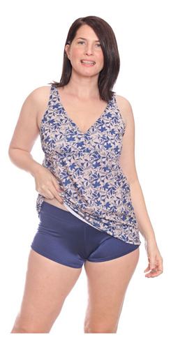 Malla Tankini Talle Grande Mujer Art 202