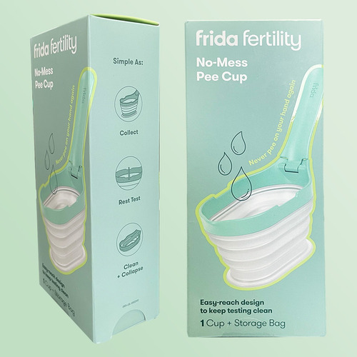 Frida Fertility Taza De Orina Reutilizable Prueba Embarazo