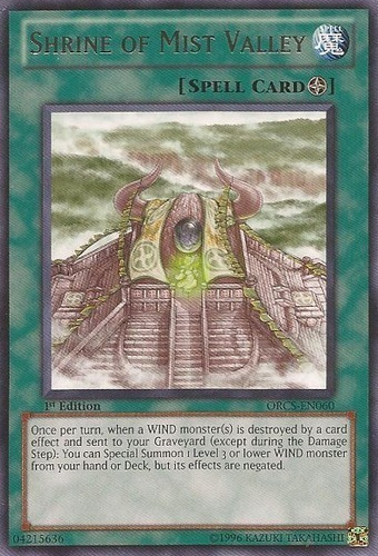 Shrine Of Mist Valley (orcs-en060) Yu-gi-oh!