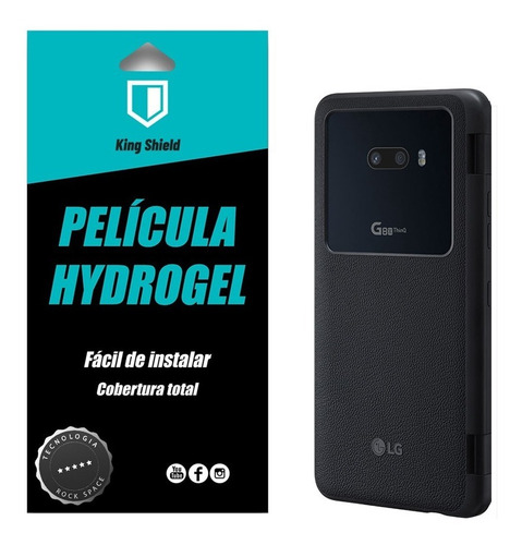 Imagem 3 de 7 de Película LG G8x Thinq Kingshield (3x Tela & 1x Traseira)