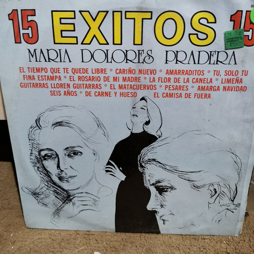 Disco Lp:maria Dolores Pradera- 15 Exitos