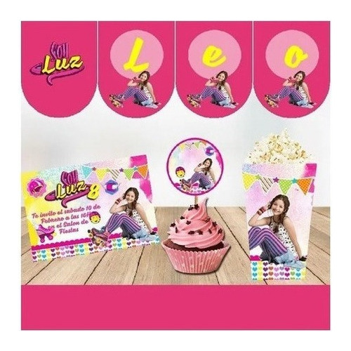 Kit Imprimible Editable Cumpleaños Soy Luna Envio Via