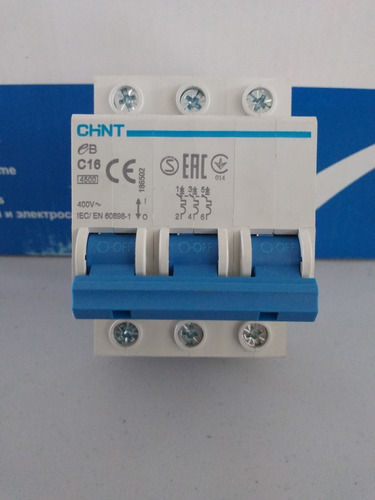 Breaker De Control  3 X 16   Amp Chint