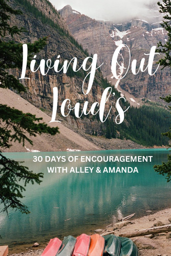 Livro: Living Out Louds: 30 Dias De Incentivo Com Alley E Am