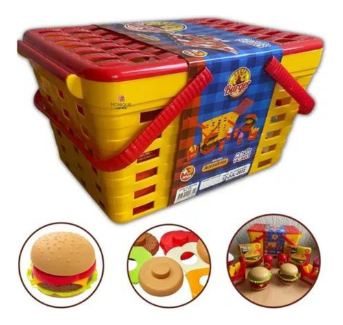 Cesta De Piquenique Pic Burguer Magic Toys