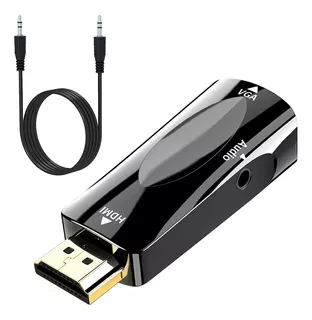 Cable Adaptador Convertidor Hdmi - Vga +regalo Cable 3.5mm