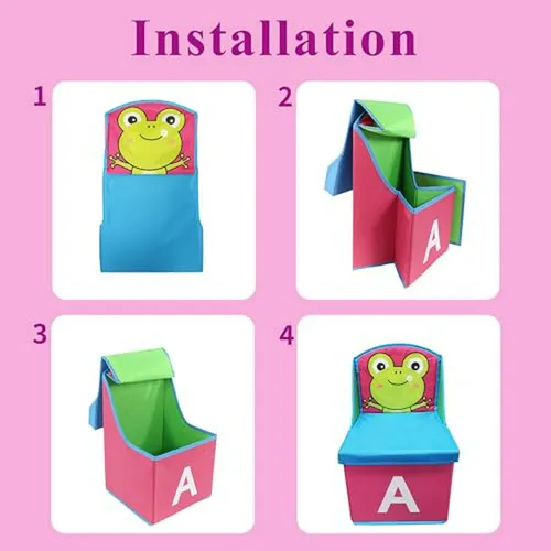 Caja De Almacenamiento 2 En 1 Para Juguetes Y Zapatos - Niño