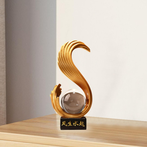 Estatua De Arte Abstracto Moderno Fengshui Estatuilla Resina