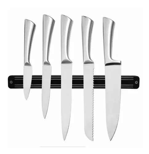 Barra Magnética Imán Para Cuchillos Cocina Organizador 38cm