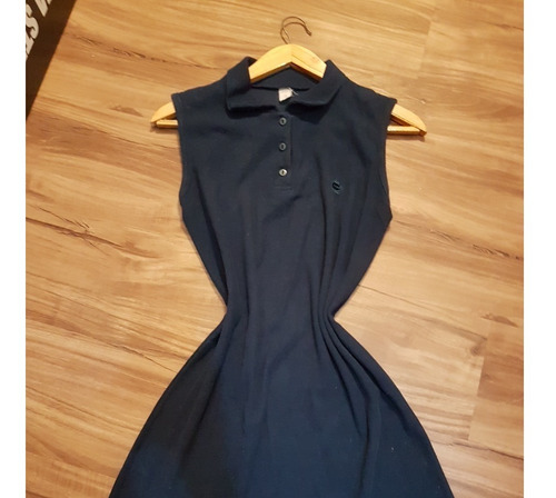 Vestido De Pique Azul Talle M