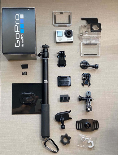 Gopro Hero 4 Silver + Sd 32gb Classe 10 + Assessorios