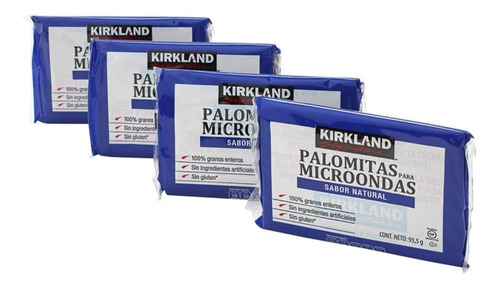 Palomitas Microondas Sabor Natural Kirkland Signature 44 Pzs