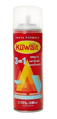 Kuwait Aerosol Esmalte Sint. Alta Temperatura Negro Pintura