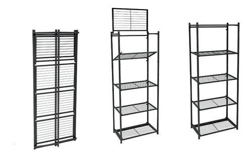 Imagen 5 de 6 de Organizador Plegable 5r Para Baño Negro Marca Durex
