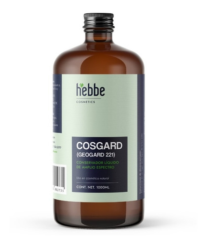 Cosgard Geogard 221 Conservador Natural Cosméticos Bio 1 L