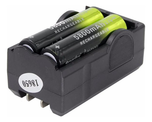 Batería Recargable W Li-18650 De 3,7 V De 5800 Mah, 2 Unidad