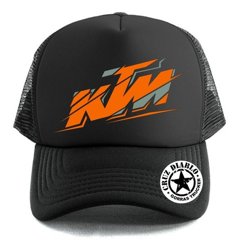 Gorras Trucker Ktm Dis3 Cruz Diablo