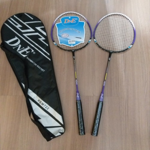 Kit Com 2 Raquetes De Badminton E Raqueteira