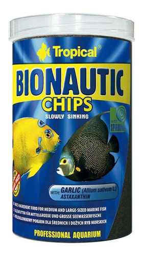 Imagem 1 de 1 de Ração Tropical Bionautic Chips 130g Peixes Marinhos Premium