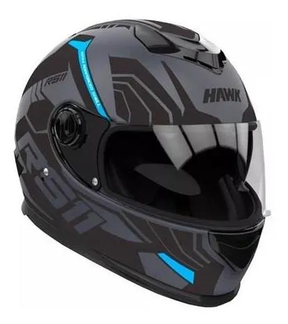Casco hawk rs11 doble visor integral lentes hotsell