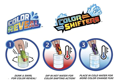 Hot Wheels Color Reveal 2 Autos Sorpresa Mattel Color Vs Vs