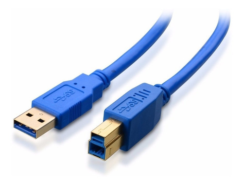 Cable Usb 3.0 Am Bm Impresora 1.5 Metros Epson Hp Ade Ramos