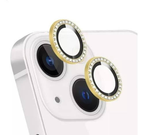 Vidrio Templado Camara Strass Para iPhone 13 Pro Max Mini