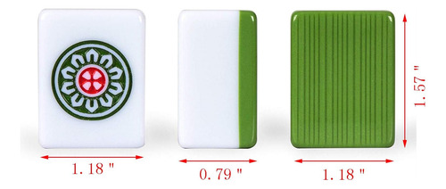 Fixturensplays® Chino Mahjong Set Auténtico Chino Sin Código
