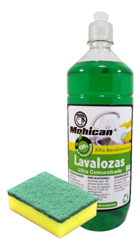 Promo Lavaloza Ultra Conc 1lt Push&pull+ Esponja Amarilla