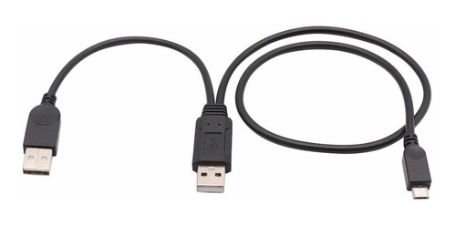 Zdycgtime Usb 2.0 A Dual Power Micro Cable, Usb 2.0 A Male T