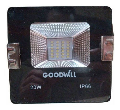 80 Pz Reflector Led Smd 20w Negro Goodwill