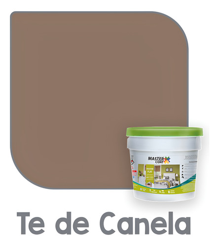 Pintura Vinílica Master Flat Int/exteror Master Coat 4l Té De Canela Mate