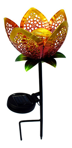 Lámpara Exterior Decorativa Con Forma De Flor, Luz De Suelo,