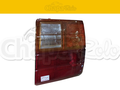 Lente Faro Trasero Tricolor Fiat Uno 2000 2001 Derecho